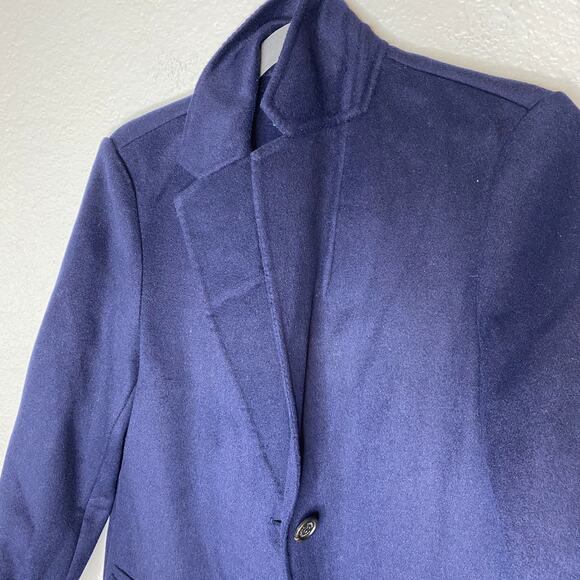 Lauren Ralph Lauren NWT Wool Blend Navy Coat - Picture 3 of 9